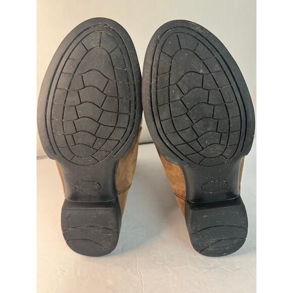 Herman Survivors LIz Women’s Genuine Brown Leather Western Pull On Boots 9 - Picture 8 of 9